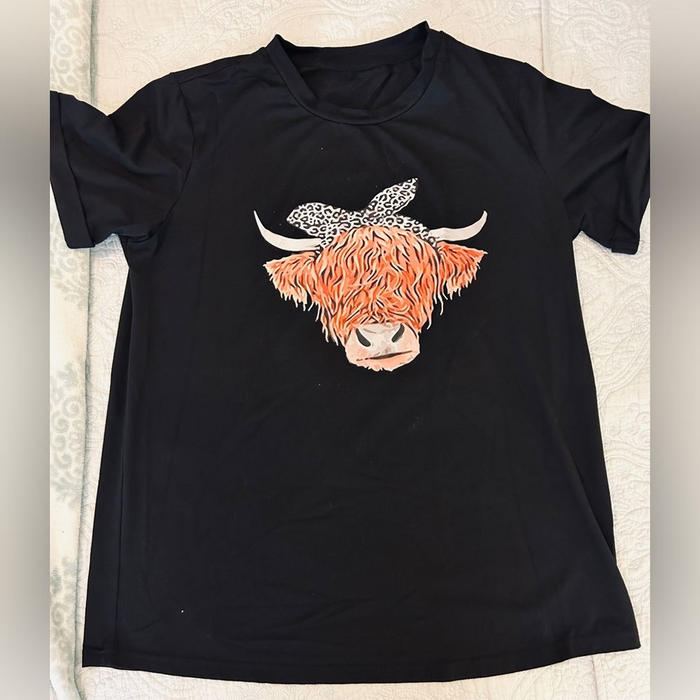 OMG!  Super cute girlie COW t-shirt!  She’s to die for!  Lrg